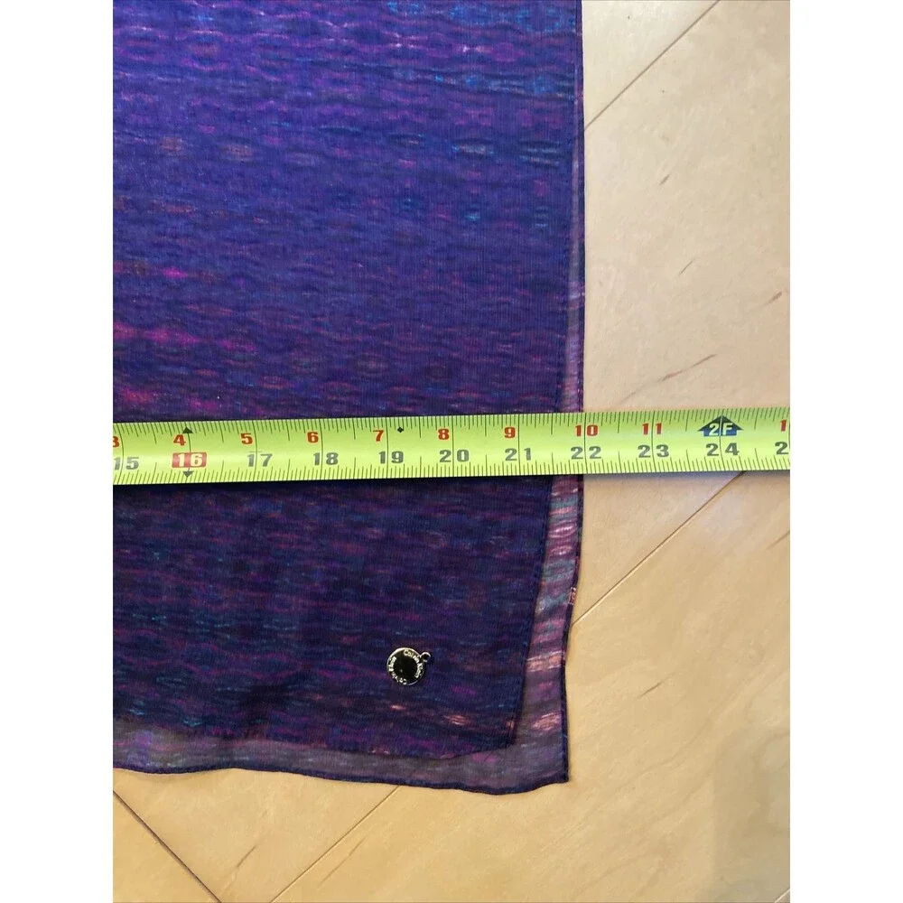 PERFECT PURPLE scarf calvin klein poly rayon